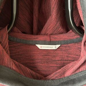 Shambhala Red Marled Hoodie